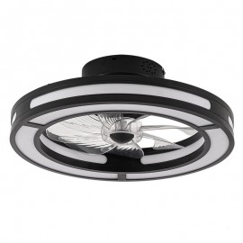 Ventilador Kastoria DC Negro 50Ø 58W 8 Aspas Mando Memoria y Temporizador 185791809