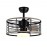 Ventilador Pella DC Negro-Madera 50Ø 24W 3 Aspas Mando Memoria y Temporizador 185891309