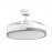 Ventilador Olimpia DC Blanco-Gris Plegable 107Ø 72W Mando Memoria y Temporizador 185991401