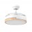 Ventilador Mini Olimpia DC Blanco-Haya Plegable 91Ø 48w Mando Memoria Y Temporizador 185999068