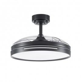 Ventilador Micenas DC Negro Plegable 108Ø 72W Mando Memoria y Temporizador 186091409