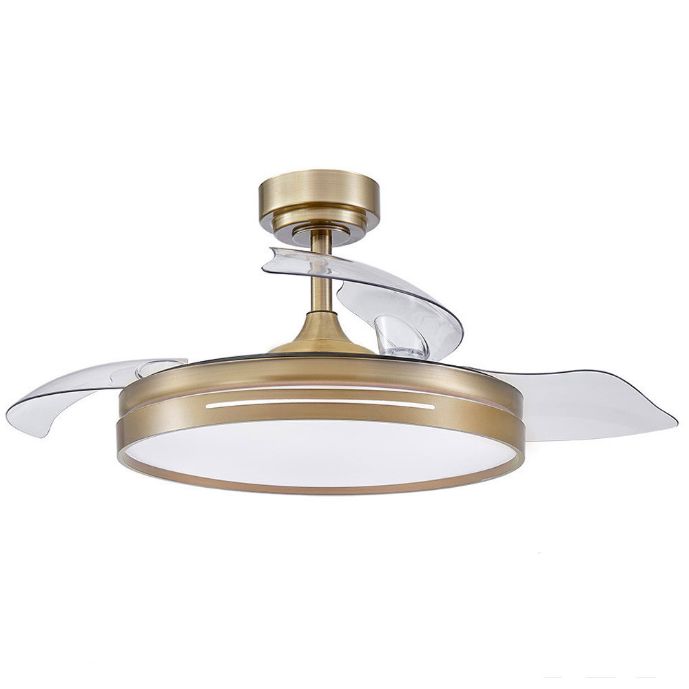 Ventilador Micenas DC Cuero Plegable 108Ø 72w 3Aspas Mando Memoria y Temporizador 186091414