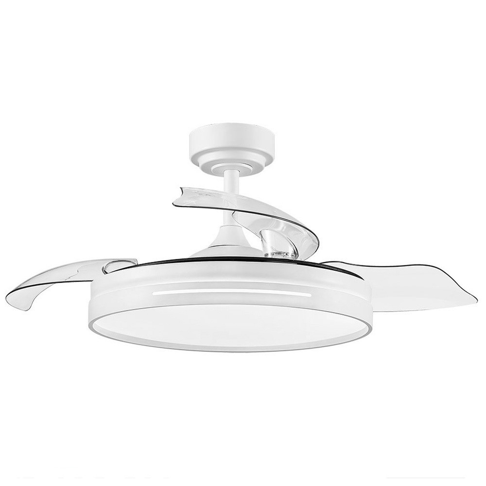Ventilador Mini Micenas DC Blanco Plegable 91Ø 48w Mando Memoria y Temporizador 186099001