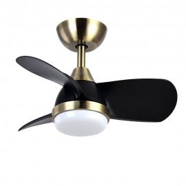 Ventilador Pirdo DC Cuero-Negro 60Ø 24W Mando Memoria y Temporizador 186291336