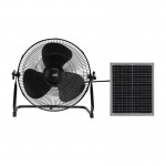 Ventilador Solar Ciclon DC Negro 43Ø 25w Usb Orientable 187171009