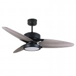 Ventilador Cross Dc Negro 132Ø 30W 3 Aspas Reversibles Mando Memoria Y Temporizador 187391309