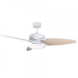 Ventilador Cross Dc Blanco 132Ø 30W 3 Aspas Reversibles Mando Memoria Y Temporizador 187391368