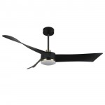 Ventilador Tempel Dc Negro-Cuero 132Ø 26W 3 Aspas Mando Memoria Y Temporizador 187491373