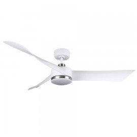 Ventilador Tempel Dc Blanco-niquel 132Ø 26W 3 Aspas Mando Memoria Y Temporizador 187491381