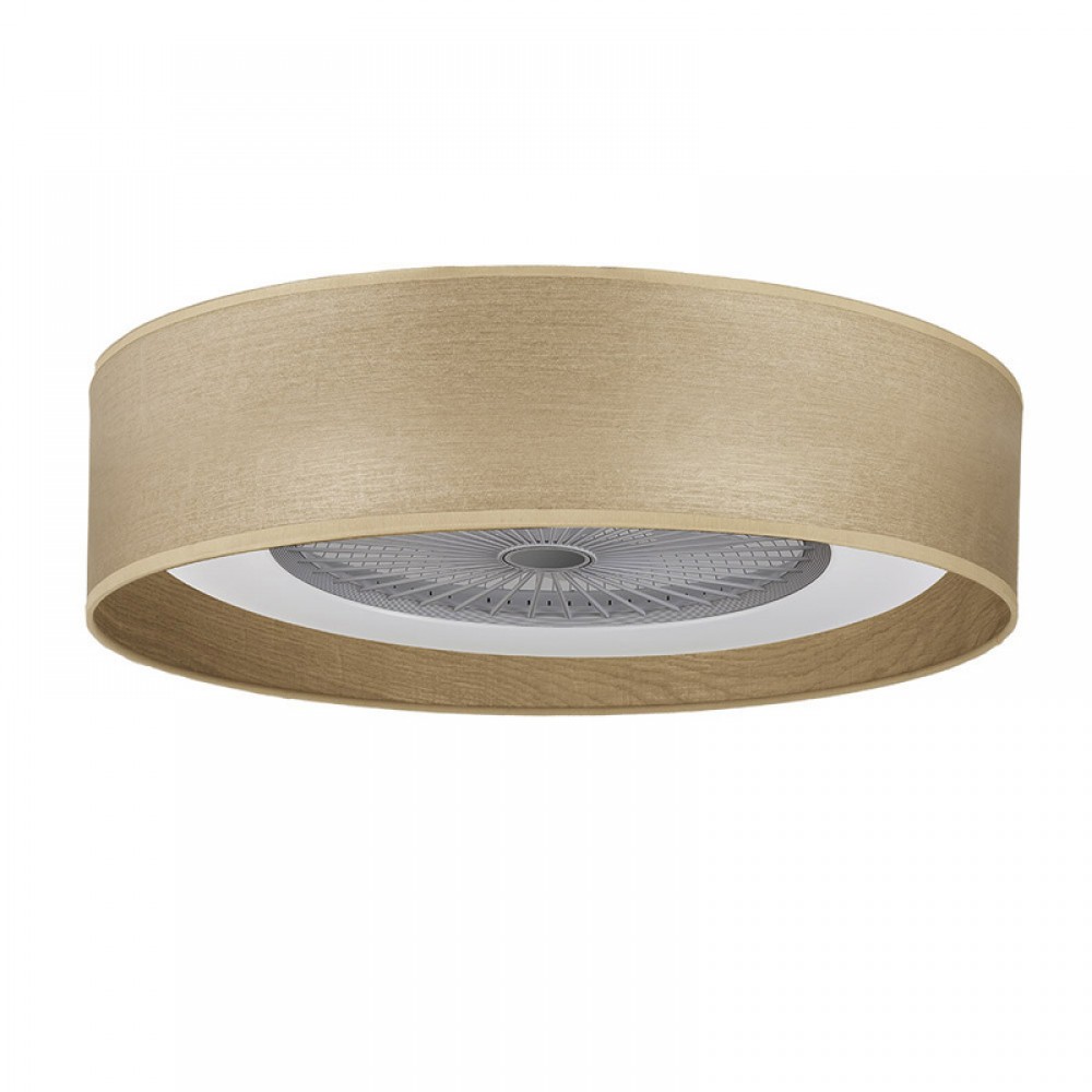 Ventilador Tania Madera Clara 60Ø 72W 5 Aspas Mando Regulable Memoria Y Temporizador 188391585