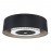 Ventilador Tania Negro-Madera Gris 70Ø 72W 5 Aspas Mando Regulable Memoria Y Temporizador 188391709