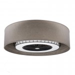 Ventilador Tania Madera Gris 70Ø 72W 5 Aspas Mando Regulable Memoria Y Temporizador 188391783