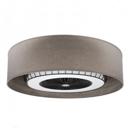 Ventilador Tania Madera Gris 70Ø 72W 5 Aspas Mando Regulable Memoria Y Temporizador 188391783