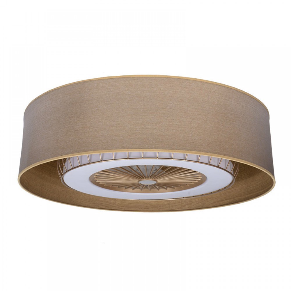 Ventilador Tania Madera Clara 70Ø 72W 5 Aspas Mando Regulable Memoria Y Temporizador 188391785