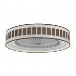 Ventilador Ivanna Blanco-Oxido Negra 60Ø 72W 5 Aspas Mando Regulable Memoria Y Temporizador 188491517