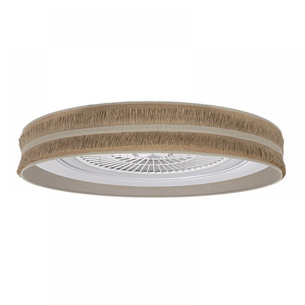 Ventilador Natalia DC Saco-Beis 60Ø 72W 5 Aspas Mando Regulable Memoria Y Temporizador 188591515