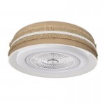 Ventilador Natalia DC Saco-Blanco 70Ø 72W 5 Aspas Mando Regulable Memoria Y Temporizador 188591701