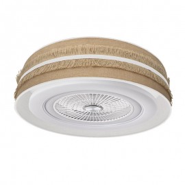 Ventilador Natalia DC Saco-Blanco 70Ø 72W 5 Aspas Mando Regulable Memoria Y Temporizador 188591701