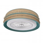 Ventilador Natalia DC Saco-Turquesa 70Ø 72W 5 Aspas Mando Regulable Memoria Y Temporizador 188591748