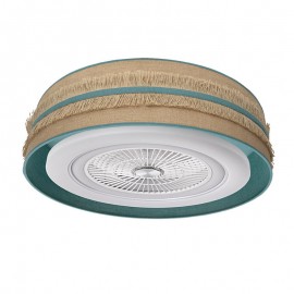 Ventilador Natalia DC Saco-Turquesa 70Ø 72W 5 Aspas Mando Regulable Memoria Y Temporizador 188591748
