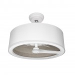 Ventilador Tatiana DC Blanco-Madera Gris 62Ø 110W 3 Aspas Mando Memoria Y Temporizador 189191383