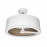 Ventilador Tatiana DC Blanco-Madera Oscura 62Ø 110W 3 Aspas Mando Memoria Y Temporizador 189191384