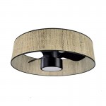 Ventilador Natasha DC Mimbre-Nero 70Ø 24W 3 Aspas Mando Memoria Y Temporizador 189991709