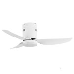 Ventilador Borax DC Blanco 101Ø 20w 3 Aspas Mando Memoria y Temporizador 206691301