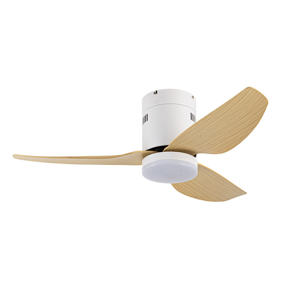 Ventilador Borax DC Blanco-Haya 101Ø 20w 3 Aspas Mando Memoria y Temporizador 206691368