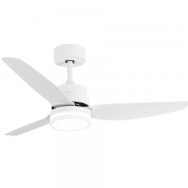 Ventilador Jarama DC Blanco 112Ø 20w 3 Aspas Mando Memoria y Temporizador 206791301
