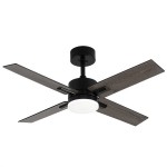 Ventilador Talco DC Negro 106Ø 20w 4 Aspas Reversibles Mando Memoria y Temporizador 206891409