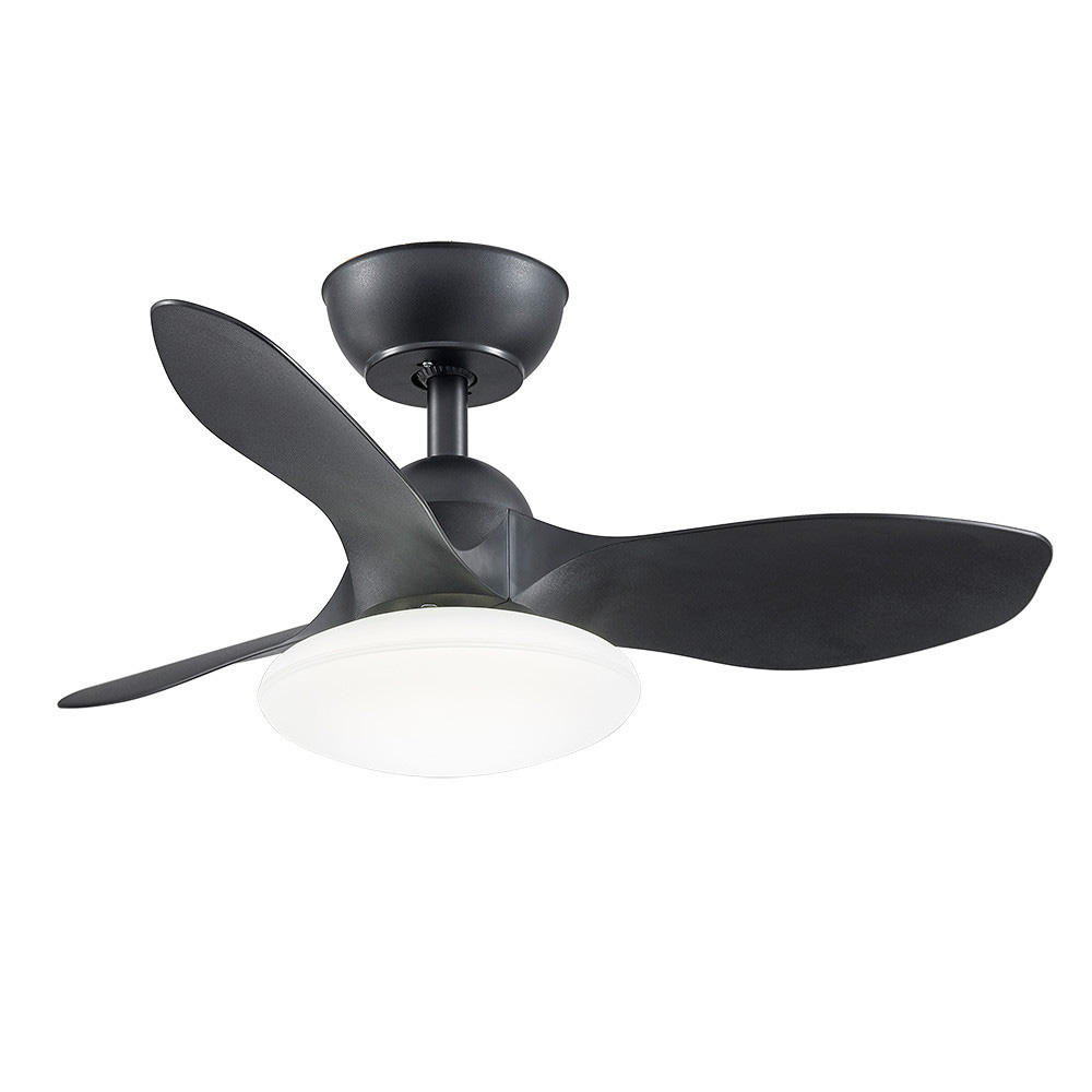 Ventilador Paramo DC Negro 82Ø 36w 3Aspas Mando Memoria y Temporizador 207291309