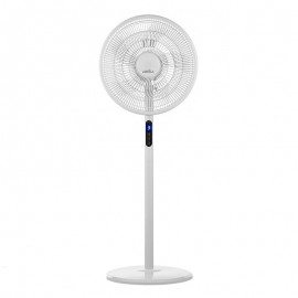 Ventilador Icono Blanco De Pie 44Ø 45w 5Aspas Oscilante Mando y Temporizador 207441001