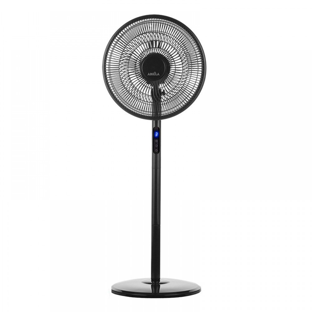 Ventilador Icono Negro De Pie 44Ø 45w 5Aspas Oscilante Mando y Temporizador 207441009