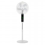 Ventilador Rodium Blanco De Pie 43Ø 45w 5Aspas Oscilante Mando y Temporizador 207641001