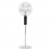 Ventilador Rodium Blanco De Pie 43Ø 45w 5Aspas Oscilante Mando y Temporizador 207641001