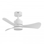 Ventilador Zepelin DC Blanco 91Ø 18w 3Aspas Mando Memoria y Temporizador 207791301