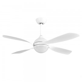 Ventilador Livorno DC Blanco 132Ø 30w 4Aspas Mando Memoria y Temporizador 208191401