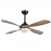 Ventilador Livorno DC Negro-Roble 132Ø 30w 4Aspas Mando Memoria y Temporizador 208191436