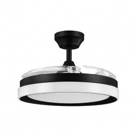 Ventilador Zenit DC Negro Plegable 107Ø 72w 3aspas Mando Memoria Y Temporizador 208491309