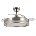 Ventilador Cerrato Dc Niquel Plegable 107Ø 72w 3aspas Mando Memoria Y Temporizador 208691303