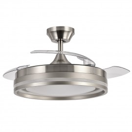 Ventilador Cerrato Dc Niquel Plegable 107Ø 72w 3aspas Mando Memoria Y Temporizador 208691303