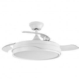 Ventilador Tempano DC Blanco Plegable 107Ø 72w 3aspas Mando Memoria Y Temporizador 208891301