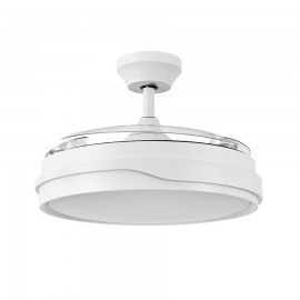 Ventilador Tempano DC Blanco Plegable 107Ø 72w 3aspas Mando Memoria Y Temporizador 208891301