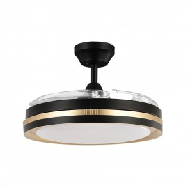 Ventilador Viper DC Negro-Oro Plegable 107Ø 72w 3aspas Mando Memoria Y Temporizador 208991316