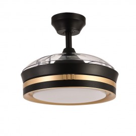 Ventilador Mini Viper DC Negro-Oro Plegable 91Ø 48w Mando Memoria Y Temporizador 208999016
