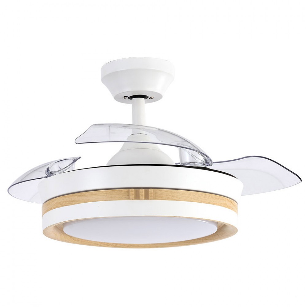 Ventilador Mini Viper DC Blanco-Haya Plegable 91Ø 48w Mando Memoria Y Temporizador 208999068