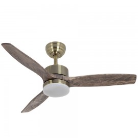 Ventilador Torino DC Cuero 107Ø 24w 3aspas Mando Memoria Y Temporizador 209091364