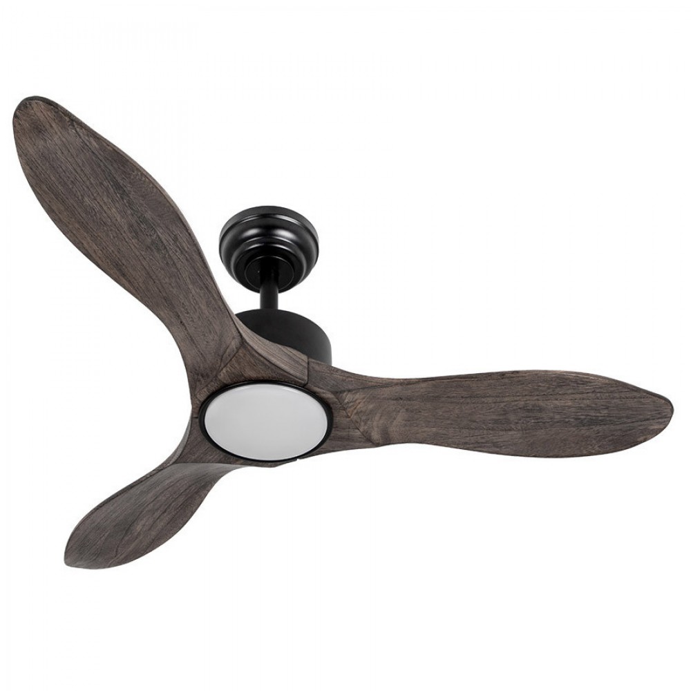 Ventilador Segre DC Negro 107Ø 24w 3aspas Mando Regulable Memoria Y Temporizador 209191364