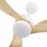 Ventilador Bembezar DC Blanco 107Ø 24w 3aspas Mando Regulable Memoria Y Temporizador 209391368